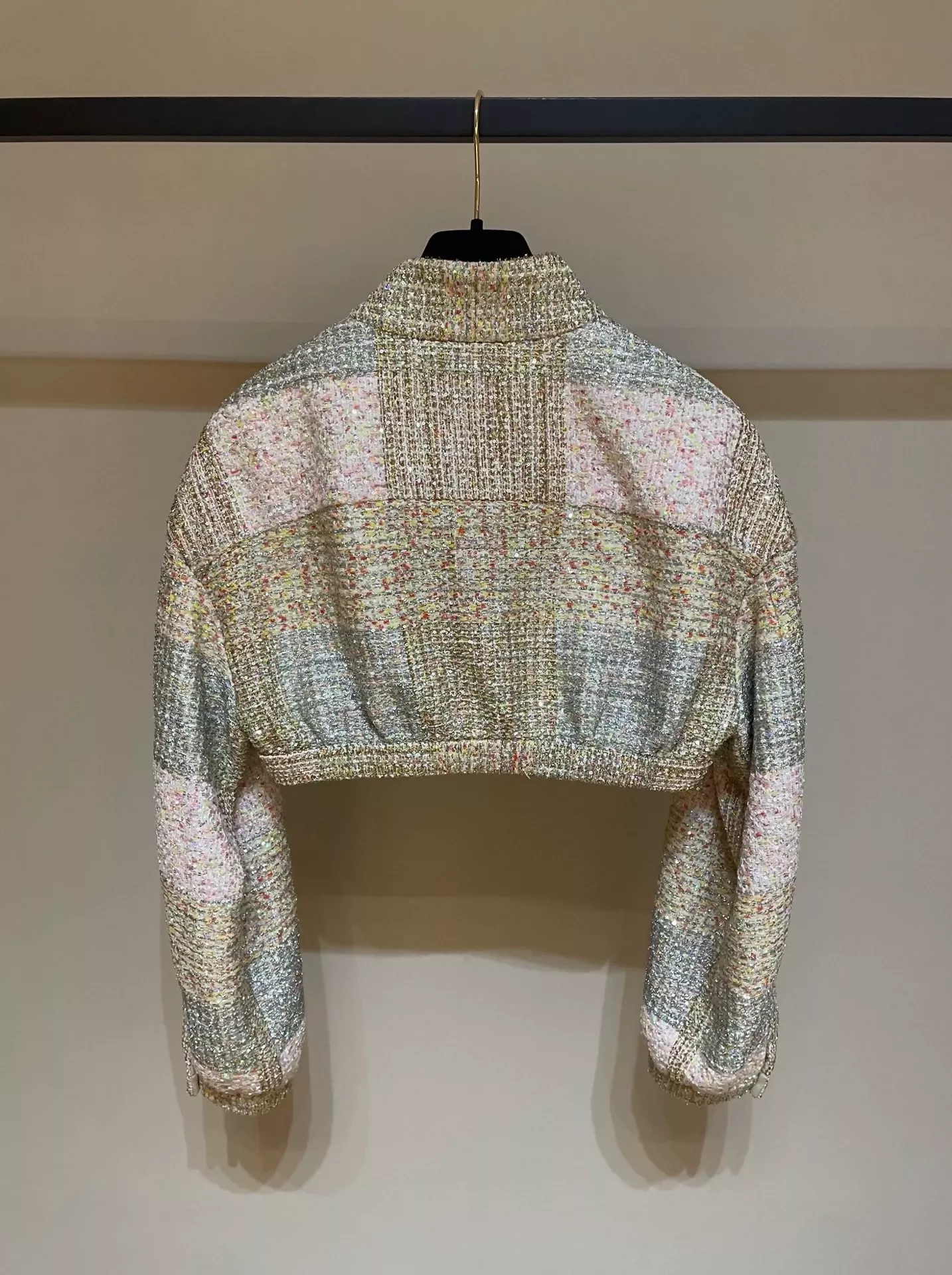 Chanel 24C gold tweed jacket