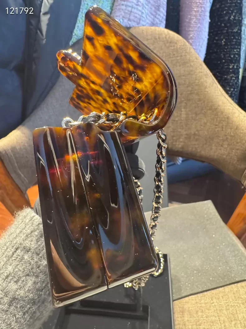 Chanel 26C CF tortoise shell mini bag
