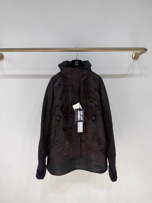 Prada Fall/Winter 2024 runway style oversized trench coat