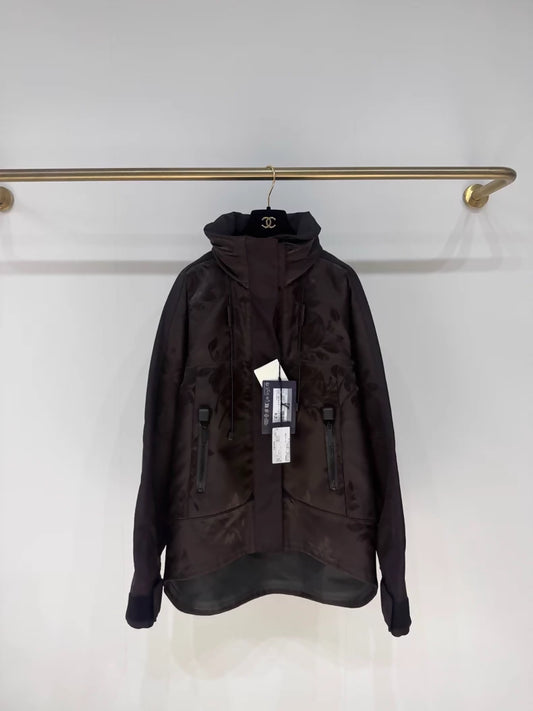 Prada Fall/Winter 2024 runway style oversized trench coat