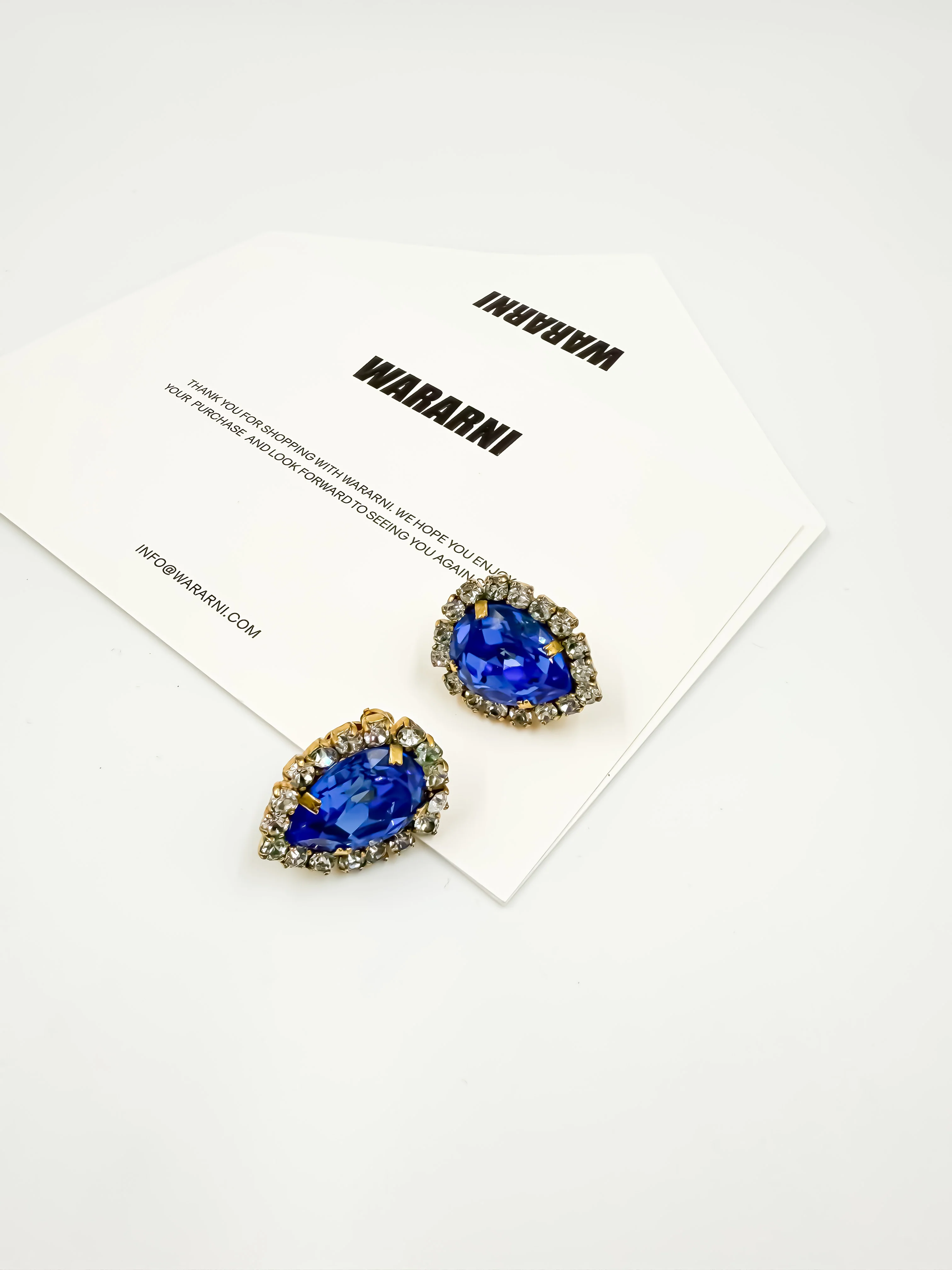 Chanel 1995 “Barbie Collection” Blue Rhinestone Set — Belt, Earrings & Anklet