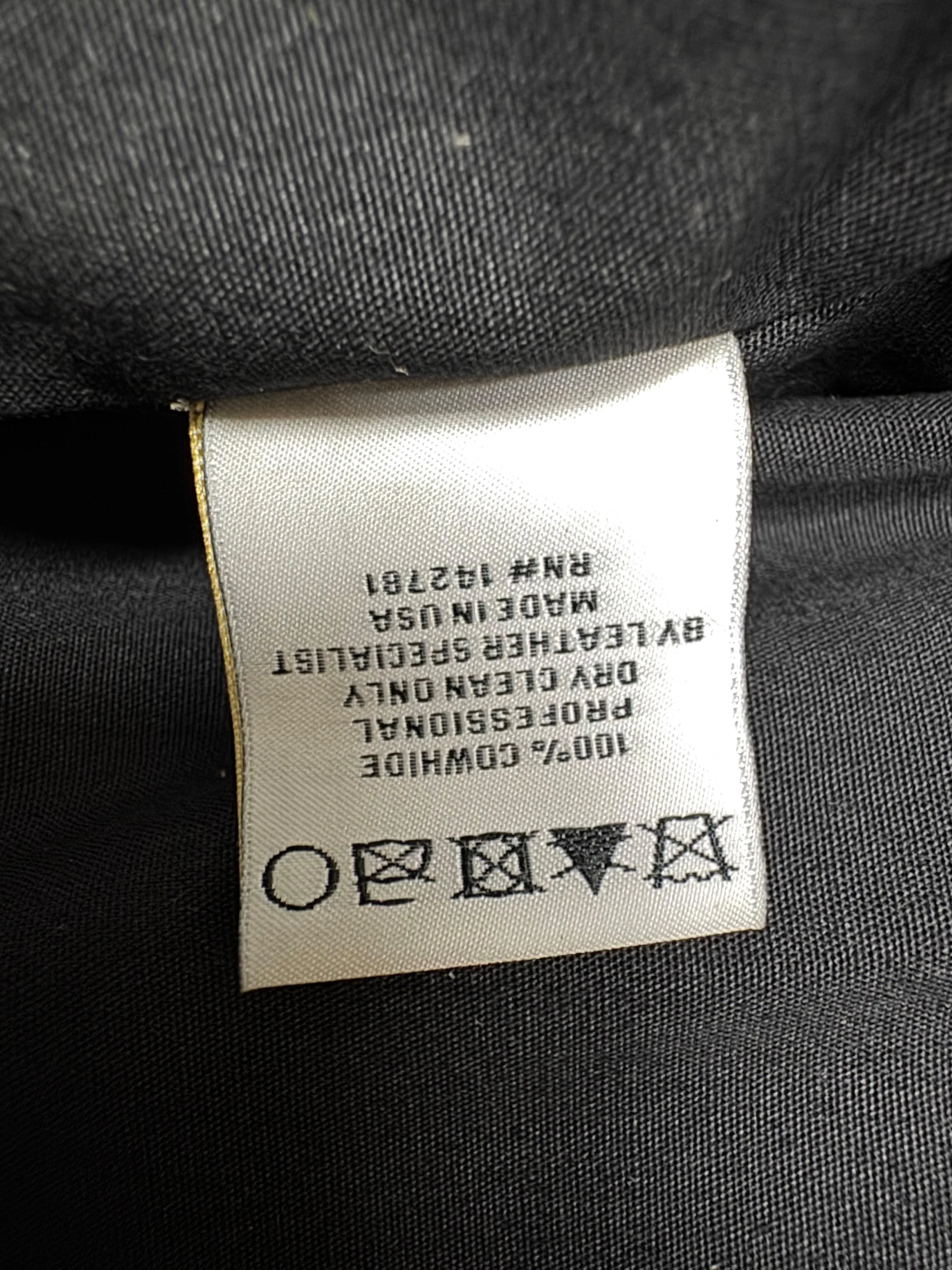 Aimé Leon Dore/ Vanson distressed Leather Moto Jacket - size M