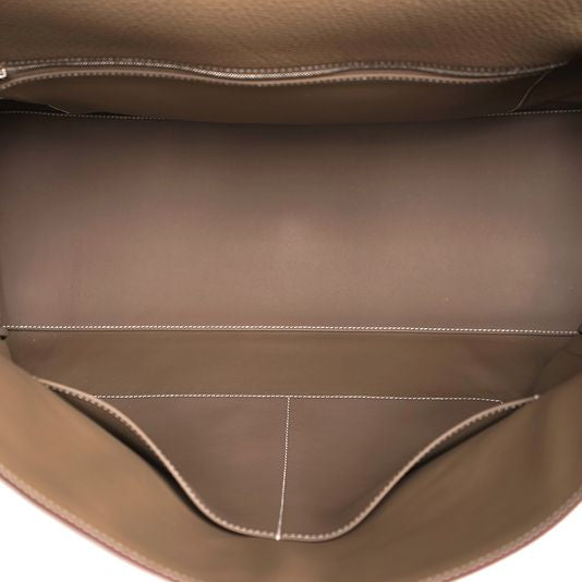 Hermes Etoupe Voyage Kelly 50 Bag