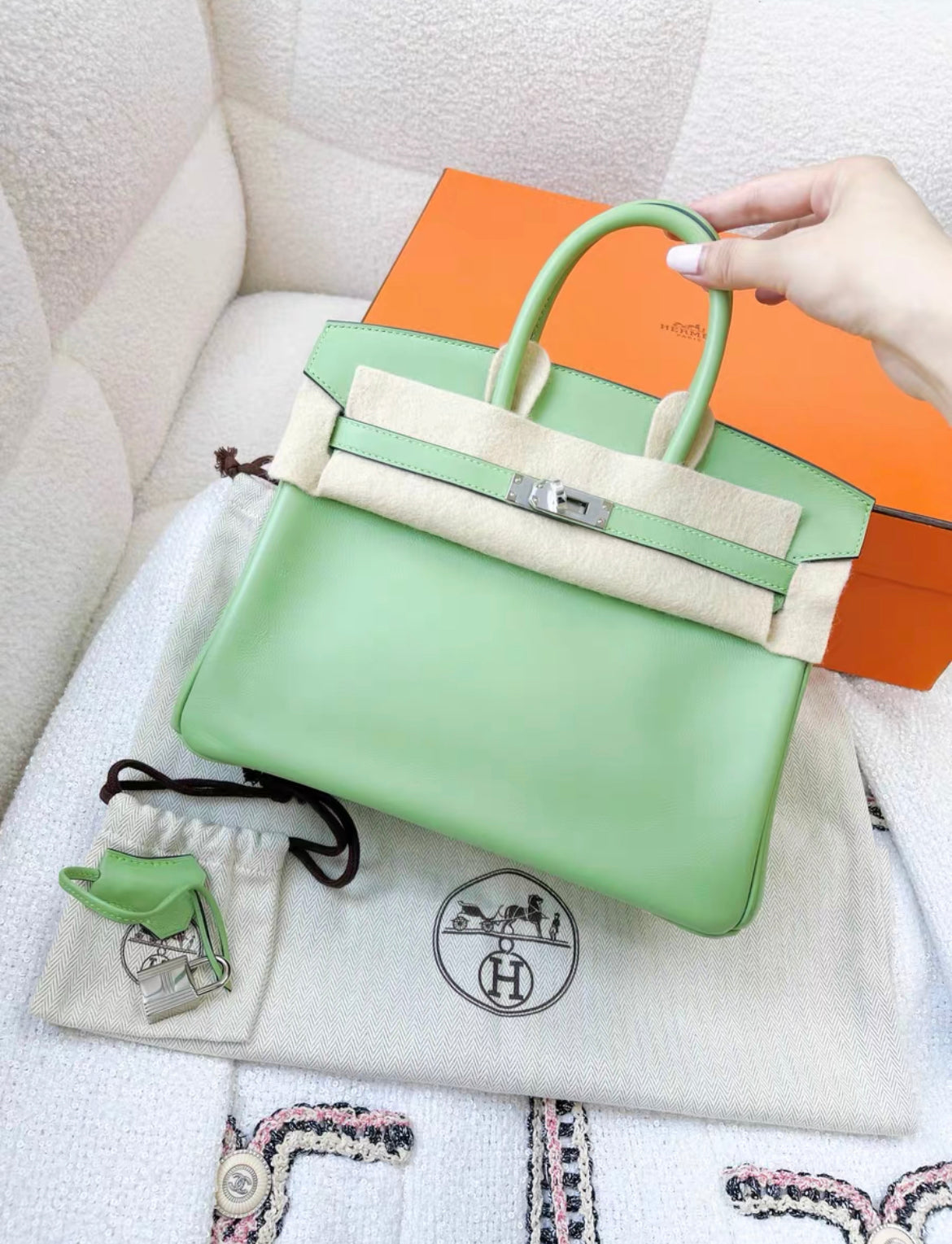 Hermès Hermes Birkin 25 Green - 25 Tote Bag - Used fashion item from Top Quality Luxury Designers Bag