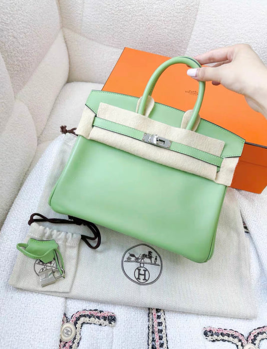 Hermès Hermes Birkin 25 Green - 25 Tote Bag - Used fashion item from Top Quality Luxury Designers Bag