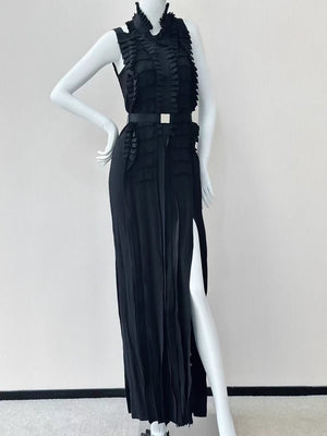 Hermes Fall/Winter 2022 Silk Pleated Gown