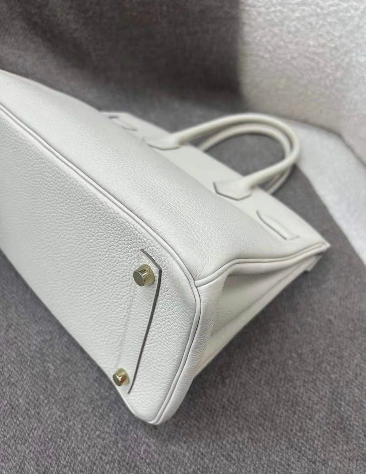 Hermes Birkin 30 Béton Togo leather Gold Hardware