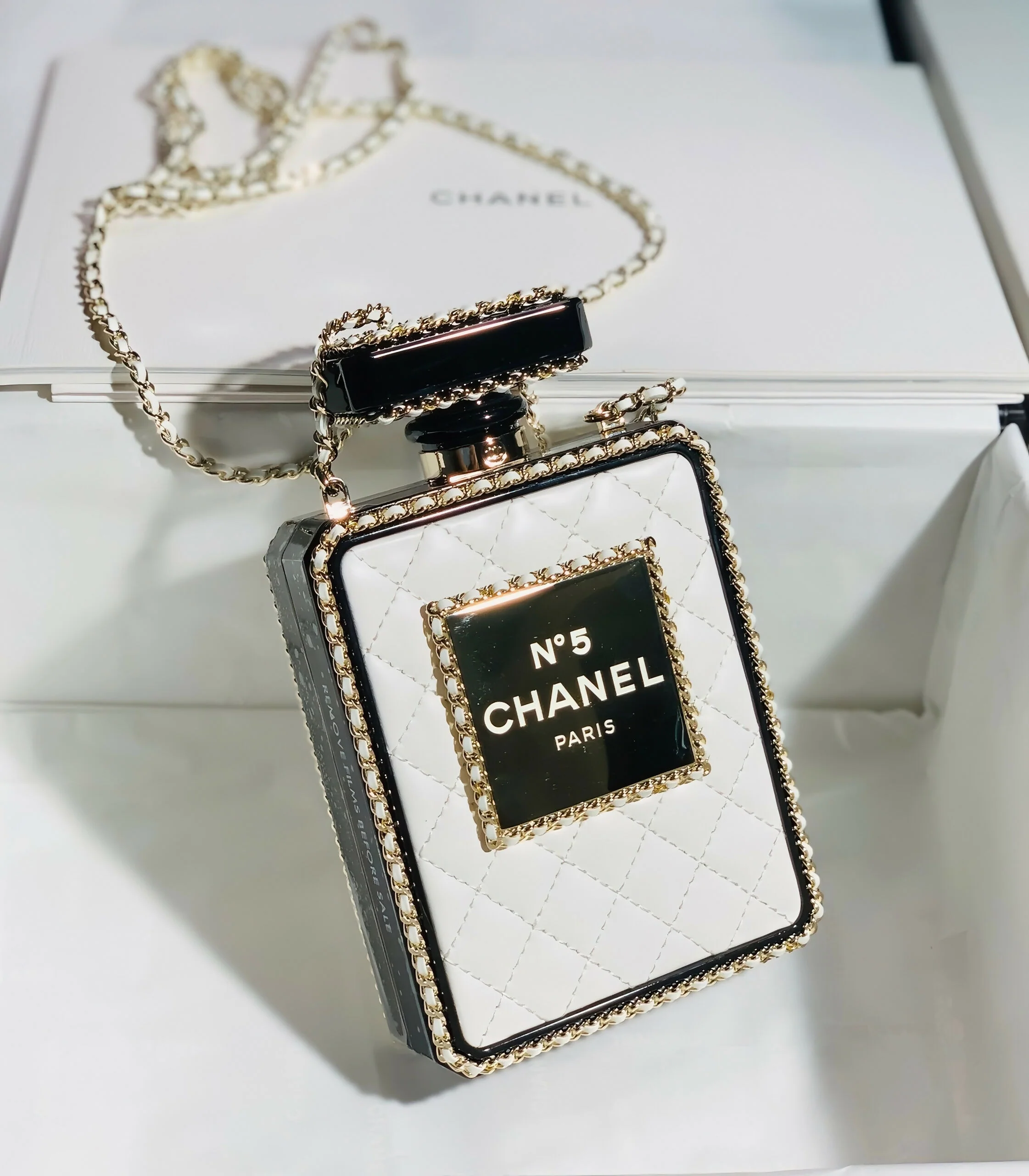 Chanel Quilted Leather Perfume Bottle Minaudière – Spring/Summer 2022