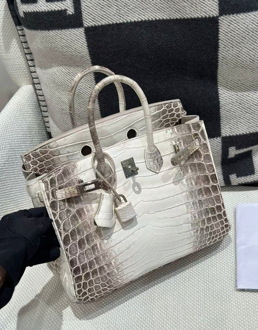 Hermes Birkin 25 Himalaya palladium hardware