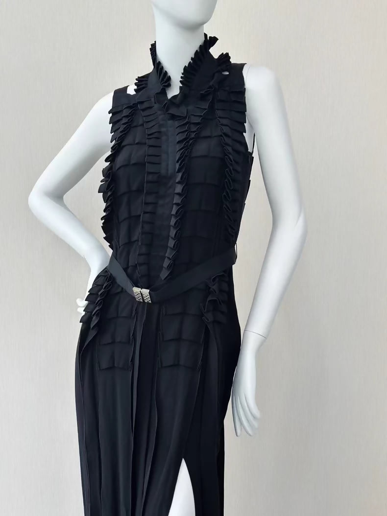 Hermes Fall/Winter 2022 Silk Pleated Gown