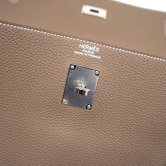 Hermes Etoupe Voyage Kelly 50 Bag