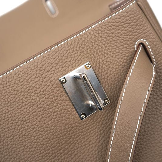 Hermes Etoupe Voyage Kelly 50 Bag