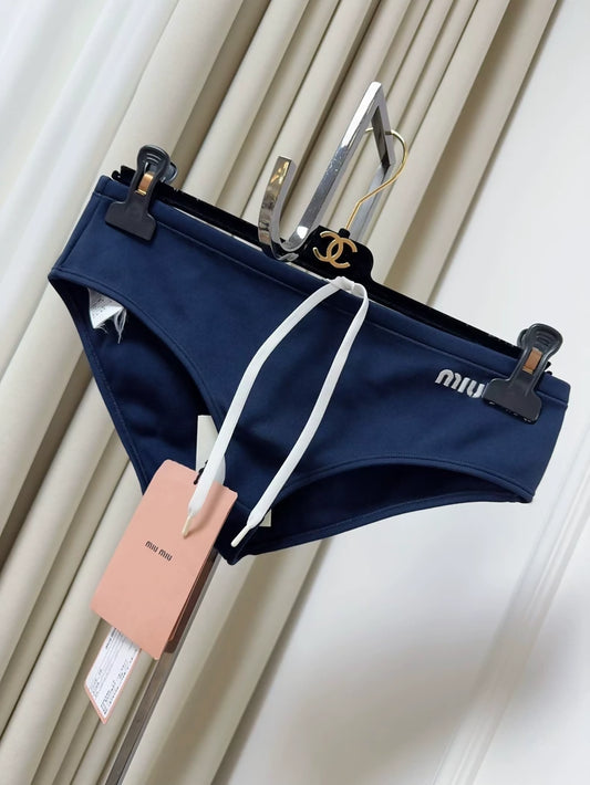 MiuMiu Dark blue bikini bottom