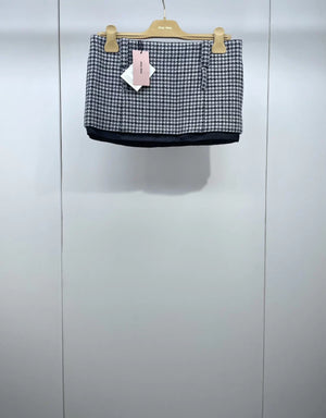 Miu Miu Fall/Winter New Houndstooth Mini Skirt