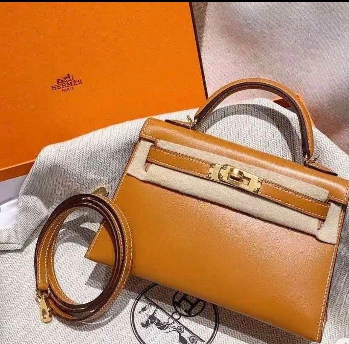 Hermes Mini Kelly 20 Sable Butler Gold hardware