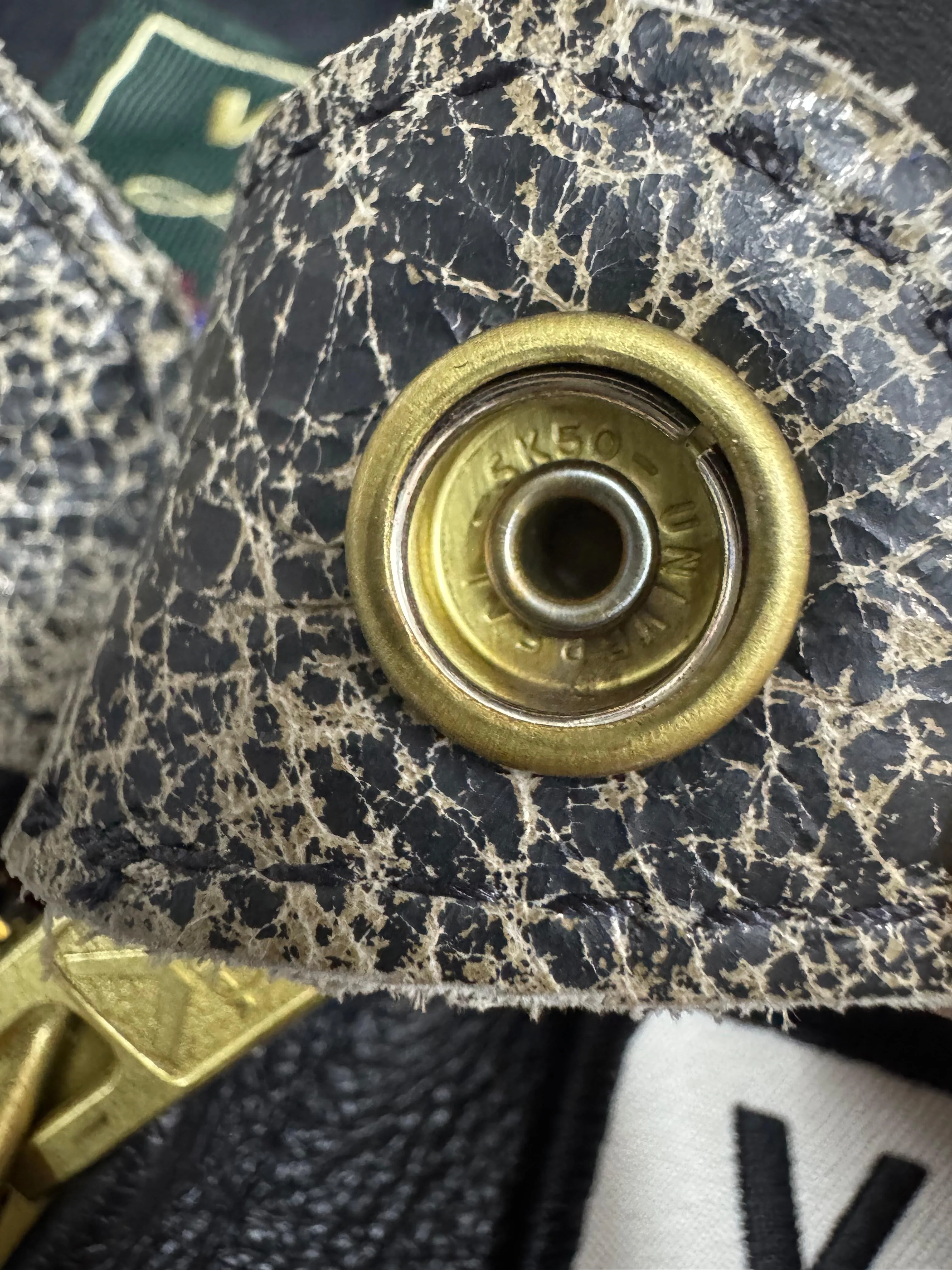 Aimé Leon Dore/ Vanson distressed Leather Moto Jacket - size M