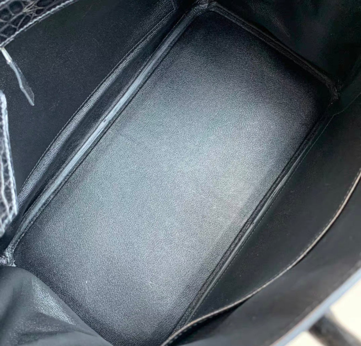 Hermès Birkin 35 SO BLACK Matte Alligator Black PVD Hardware