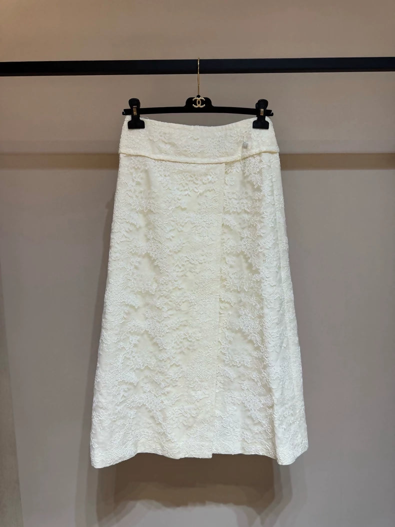 Chanel 20C lace skirt