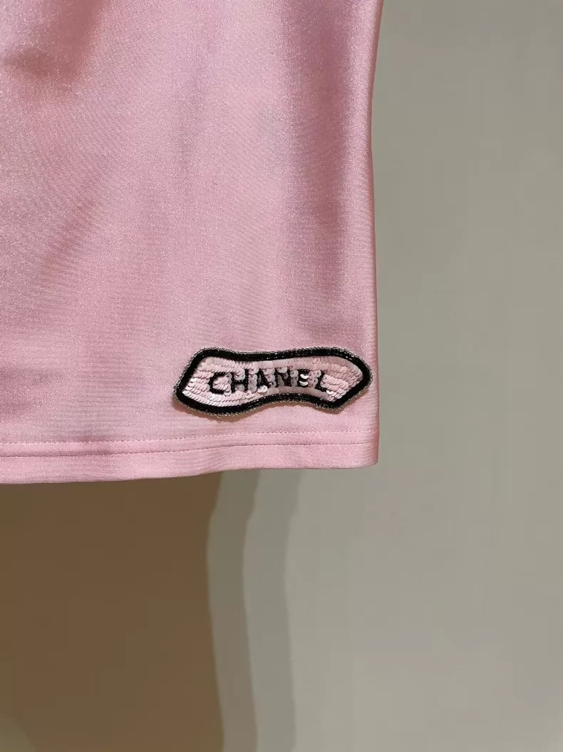 Chanel Métiers dArt pink top
