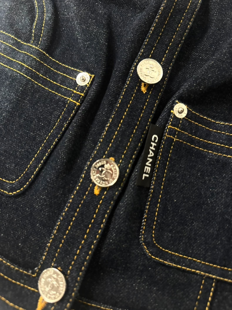 Chanel Vintage 97P denim vest