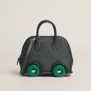 Hermès Bolide on Wheels 1923 Vert Mangrove / Vert Vertigo Epsom Leather Palladium Hardware