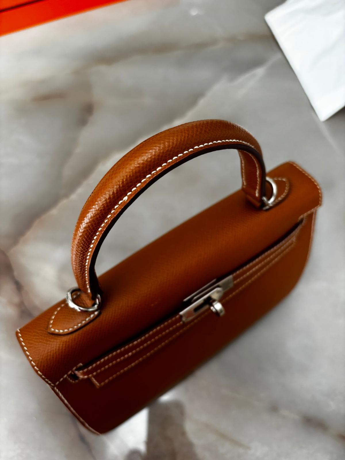Hermès Kelly 25 Veau Epsom Leather Palladium Hardware