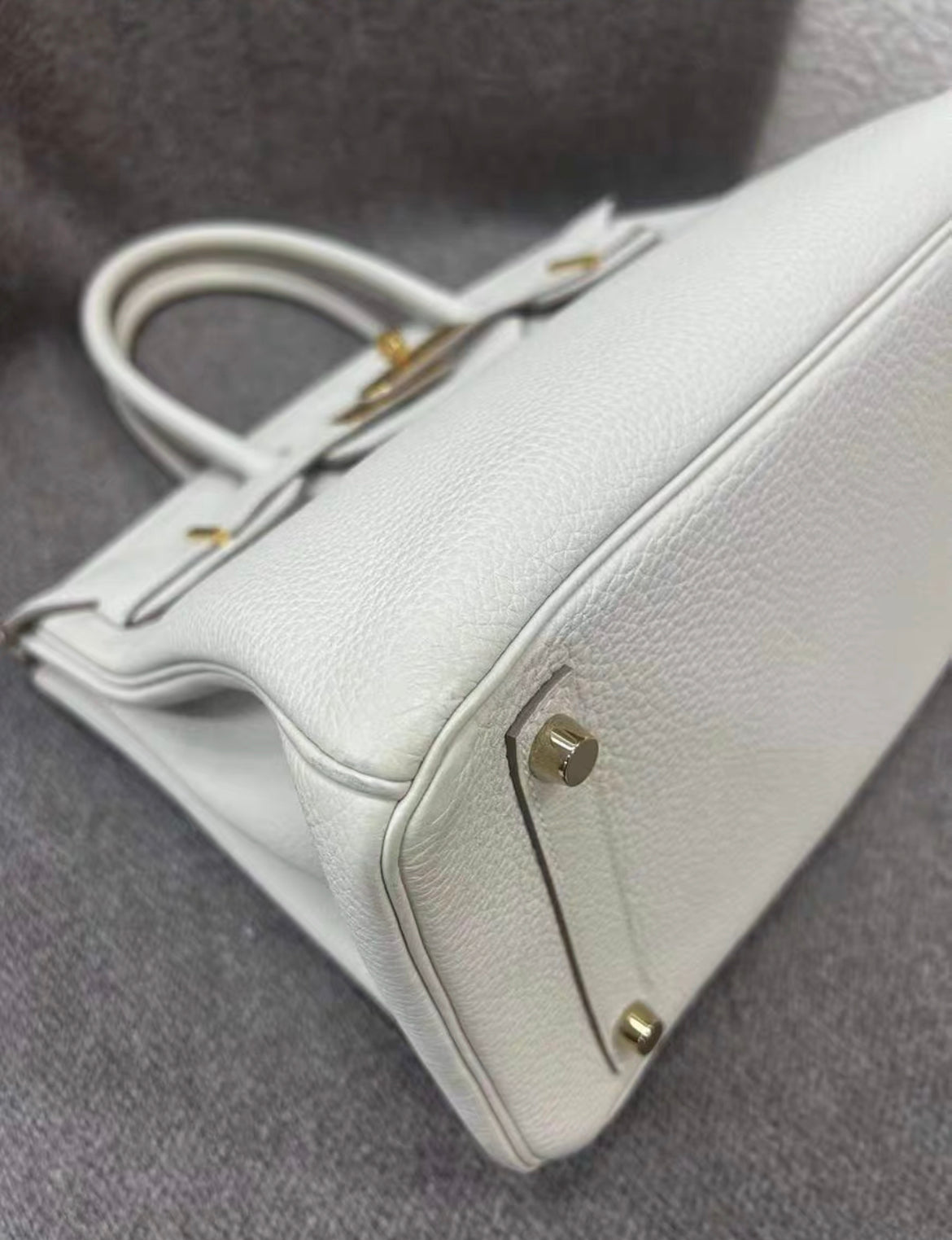 Hermes Birkin 30 Béton Togo leather Gold Hardware