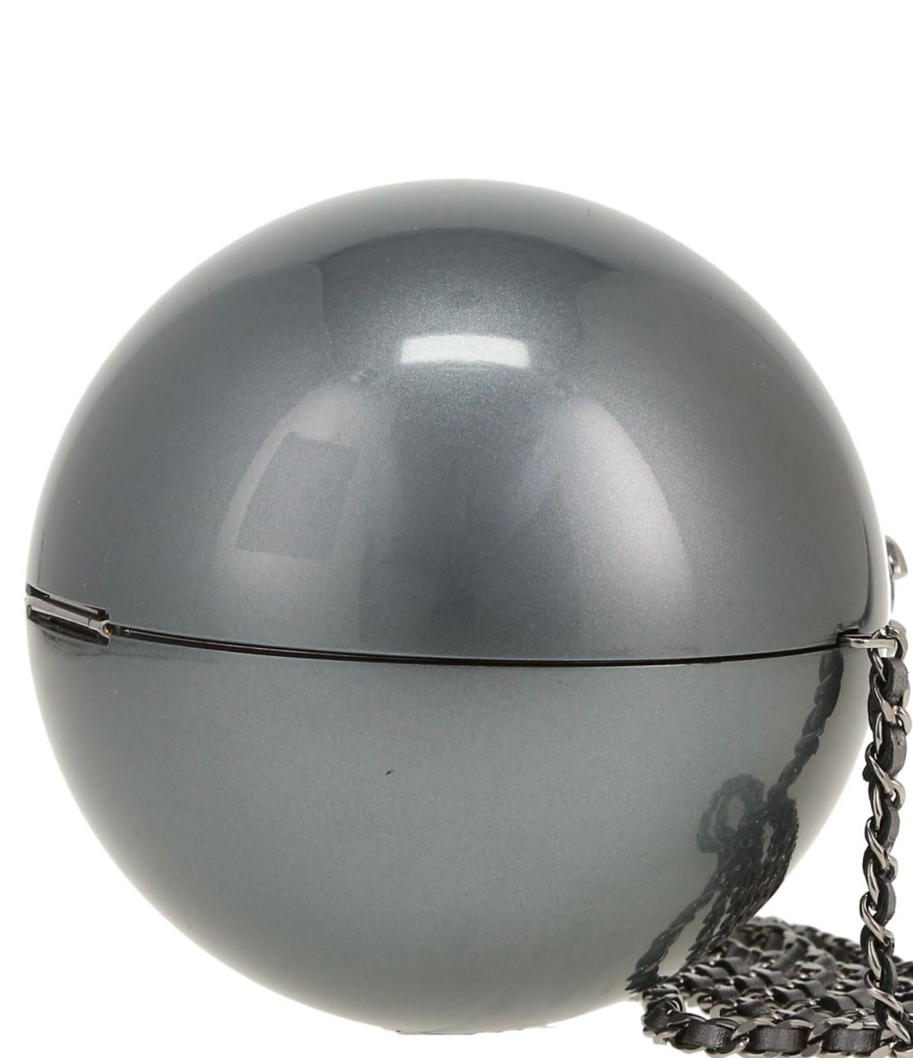 Rare Chanel 2010 Grey Pearl Minaudière