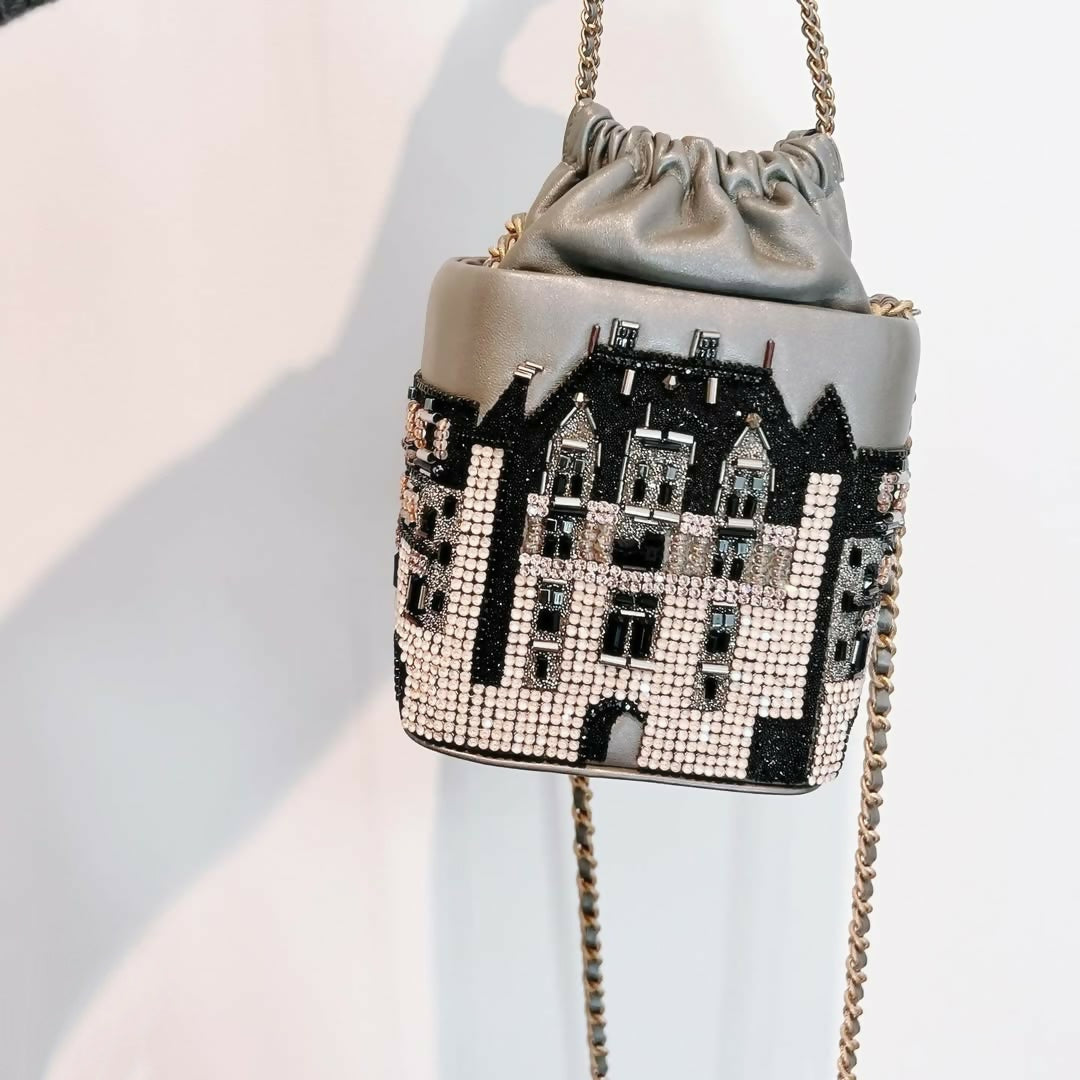 Chanel Métiers d’Art 2021 Château de Chenonceau Embroidered Bucket Bag