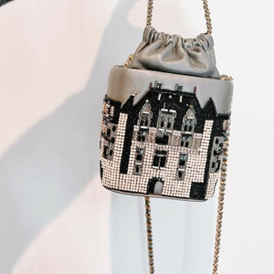 Chanel Métiers d’Art 2021 Château de Chenonceau Embroidered Bucket Bag