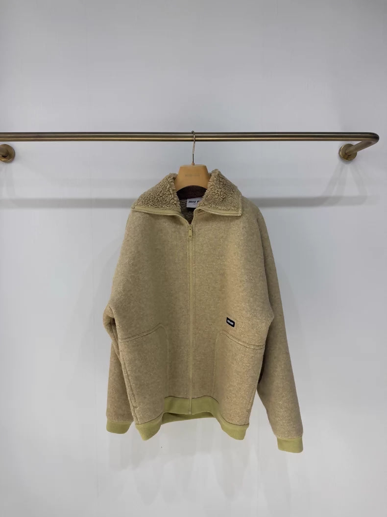 Miu miu Fall/Winter 2025 Teddy shearling Coat