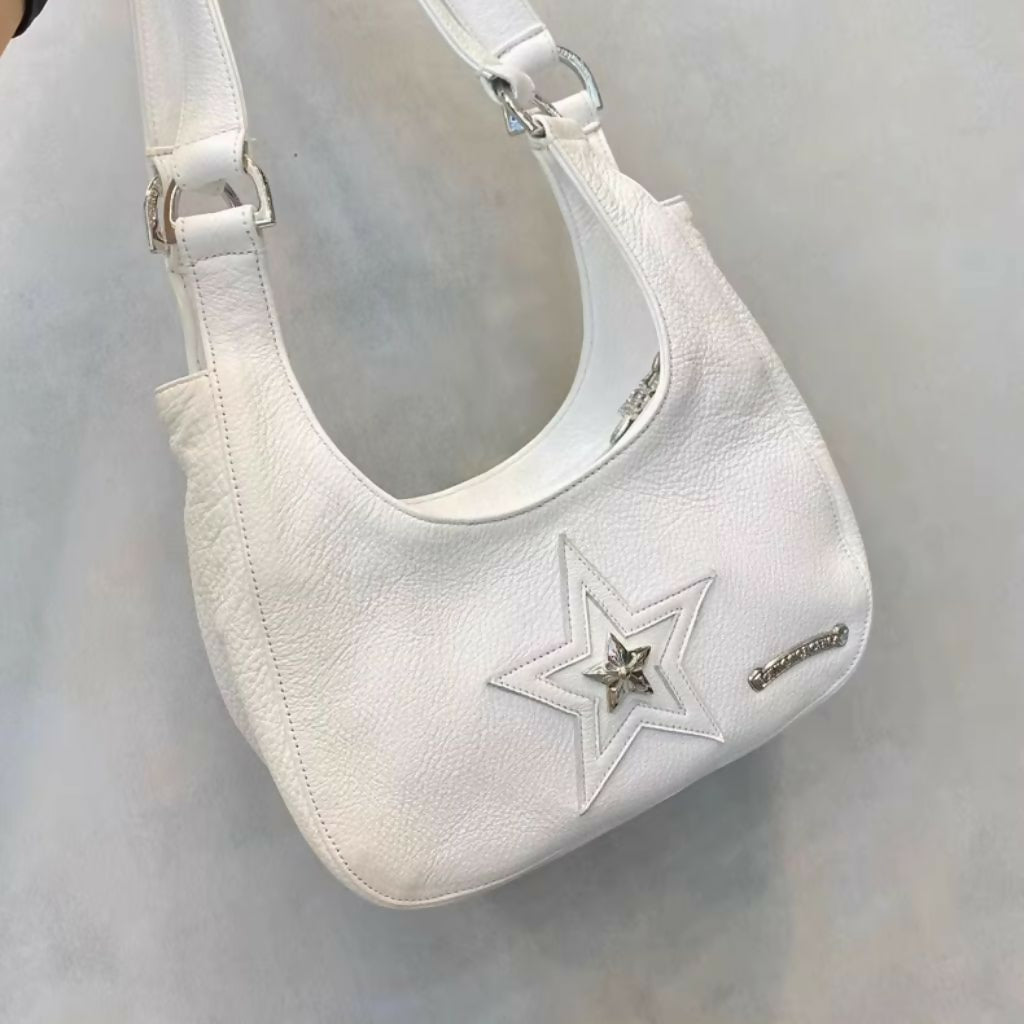 Chrome Hearts White Star Hobo Bag – Brand New Full Set