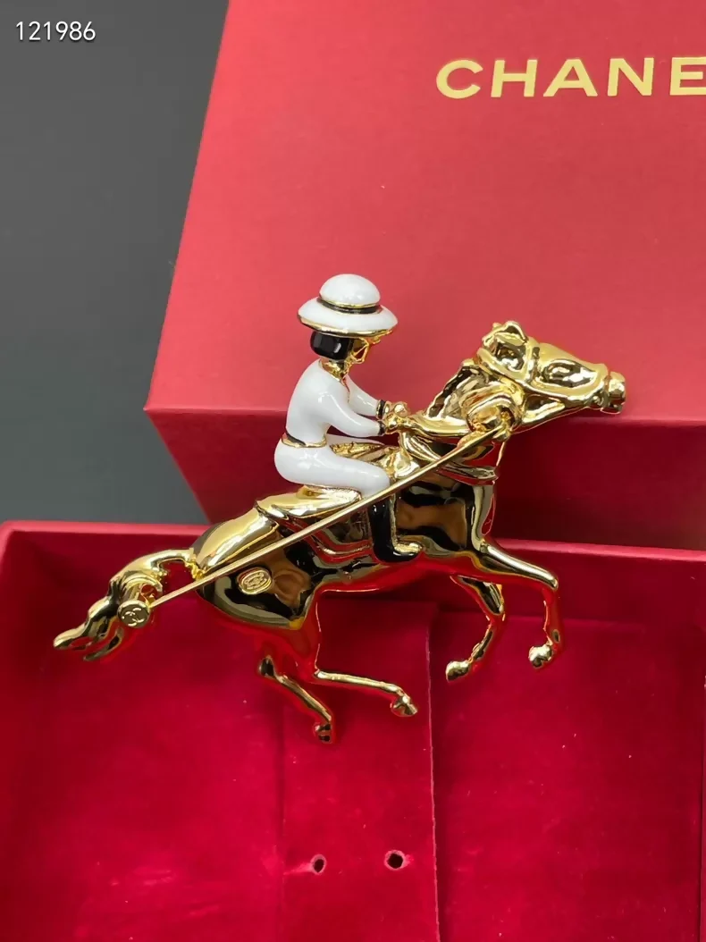 Chanel 26th Anniversary Luxury New Year Horse Limited Edition Brooch