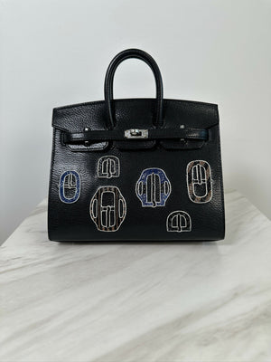 Hermès Birkin 20 Bouclerie Moderne Chevre PHW K