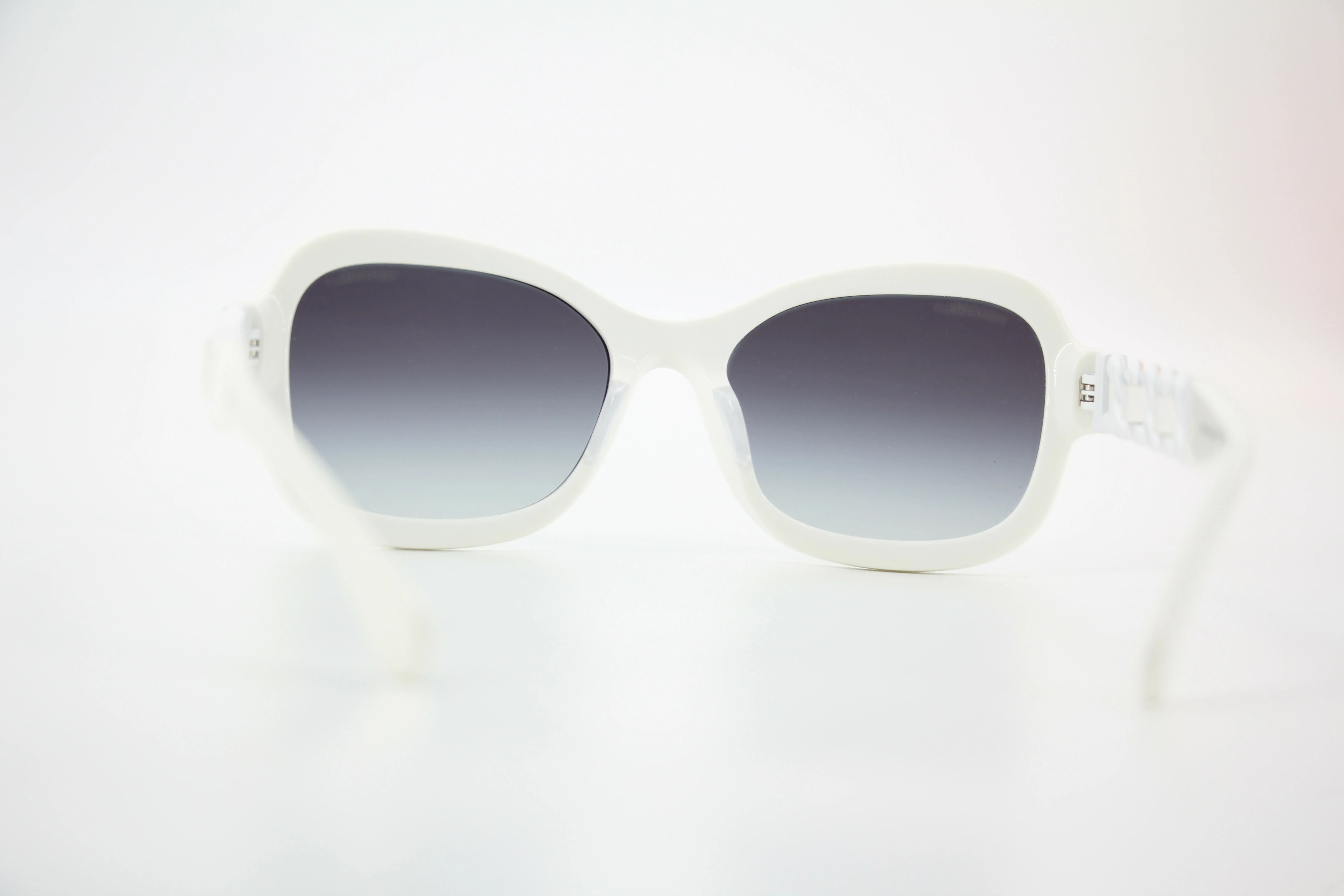 Chanel 2022 Resin White Sunglasses Model 5465QA 716/S6