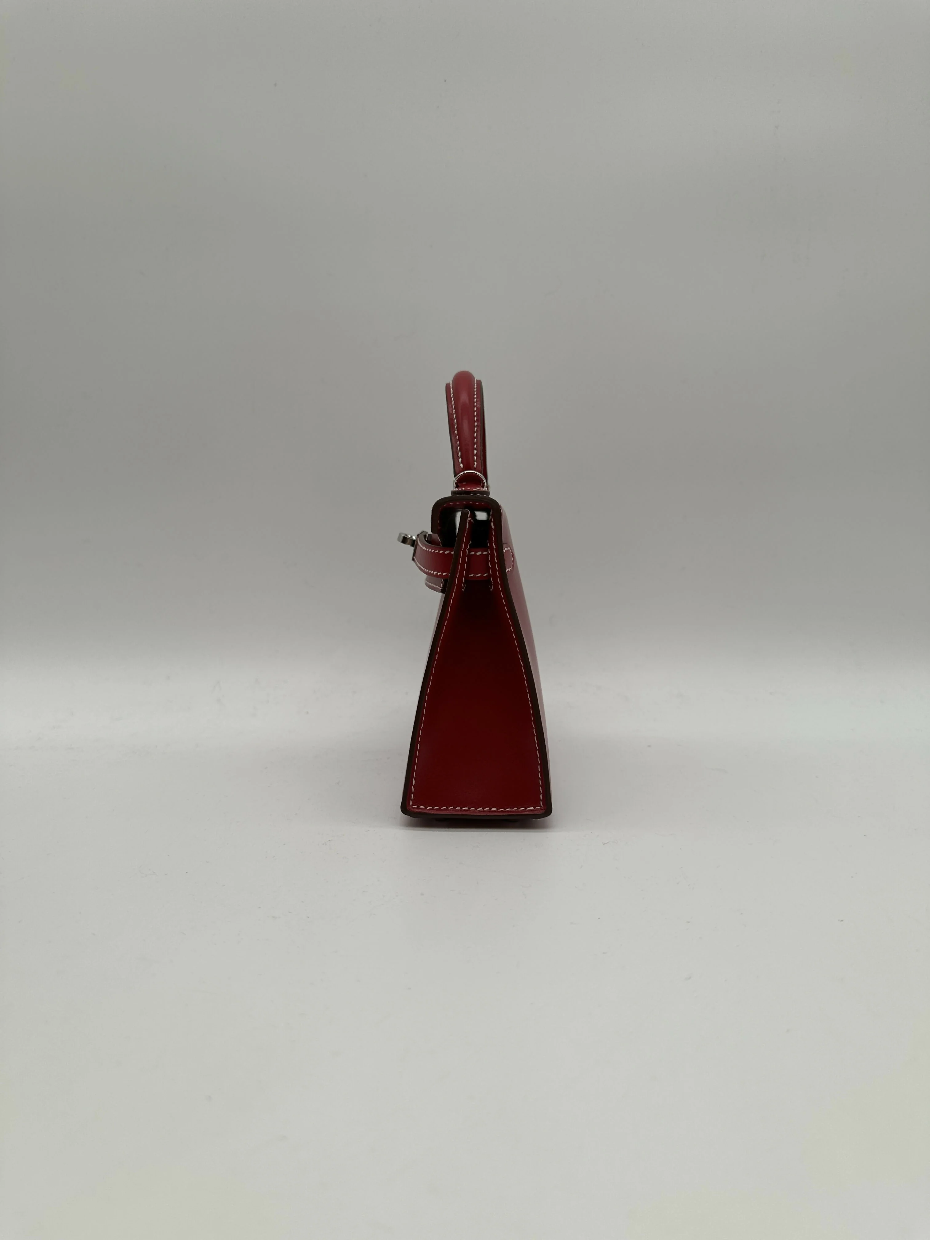 Hermès Kelly 20 Rouge Piment Box PHW K