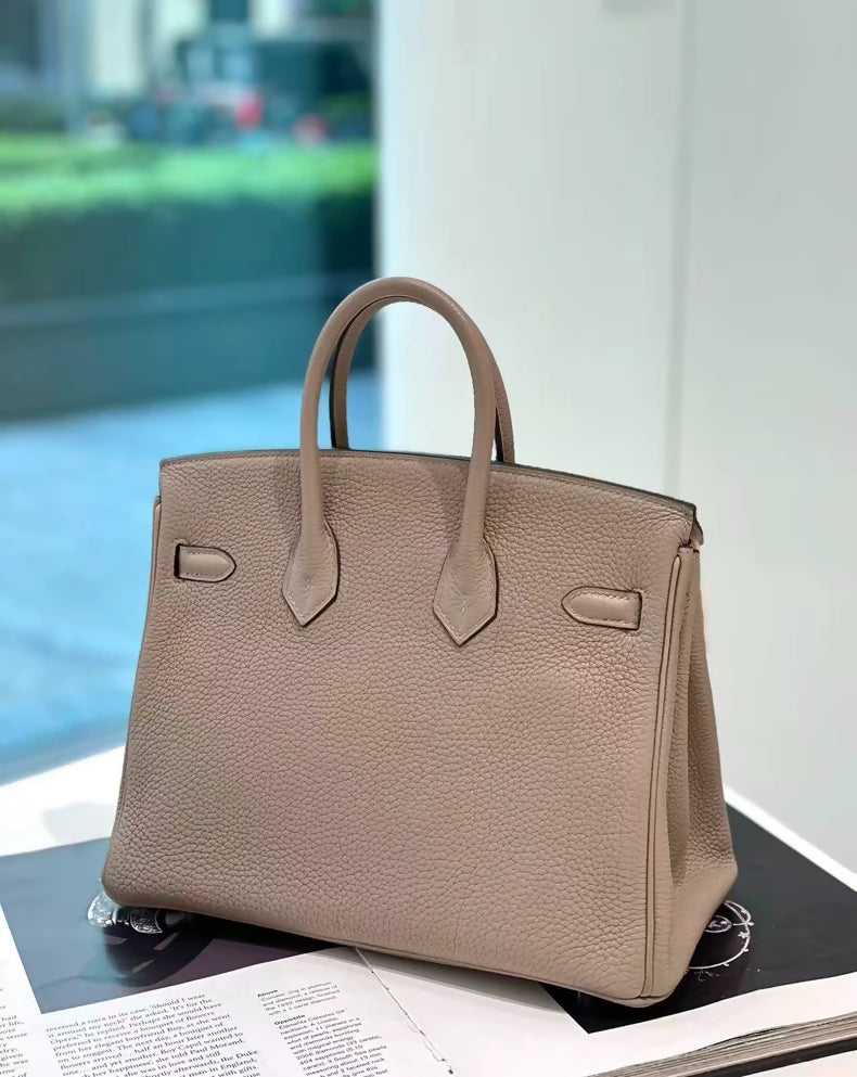Hermes Birkin 25 Gris Asphalt Togo Leather Palladium Hardware