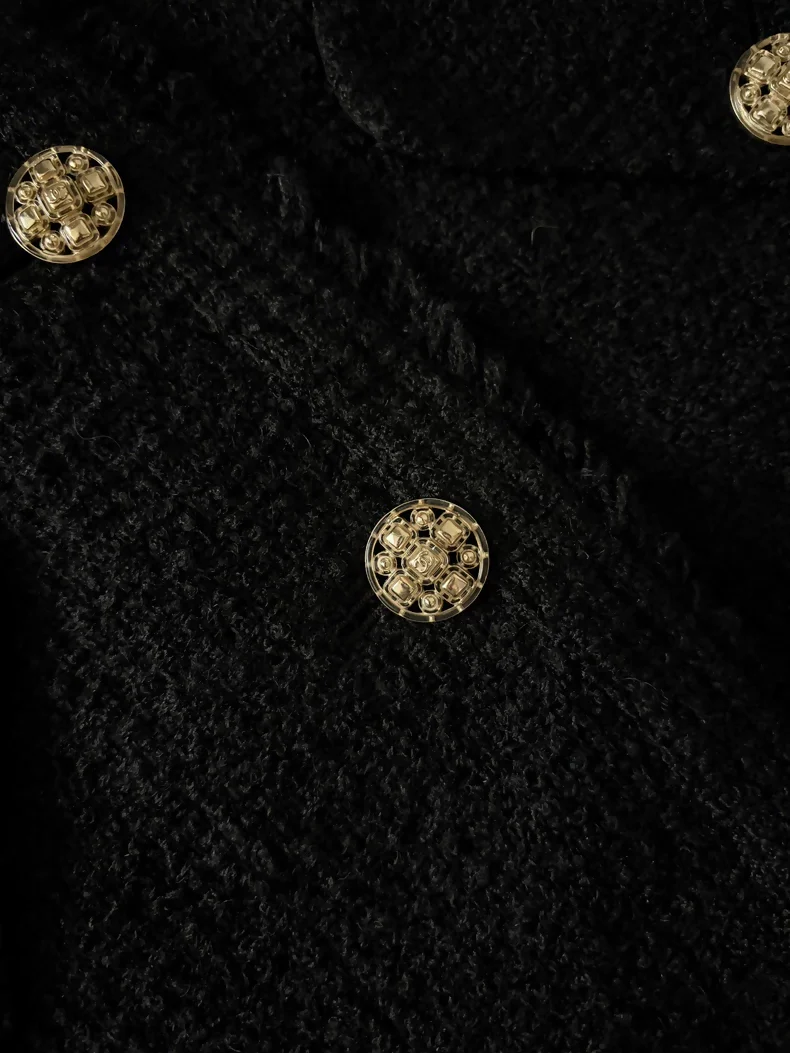 Chanel 20A Black Tweed Four-Pocket Jacket