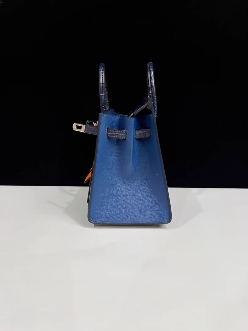 Hermès 20cm Birkin Sellier Faubourg House Night Palladium Hardware