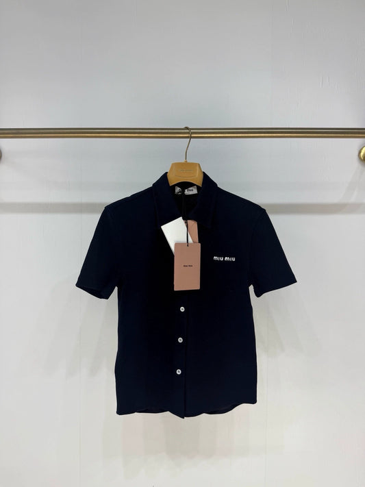 Miumiu 25 autumn and winter new polo top