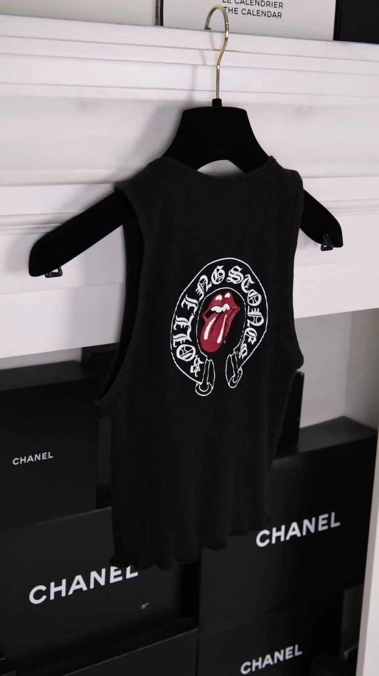 Chrome Hearts The Rolling Stones red tongue print