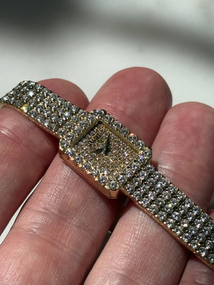 Piaget Mini Tank Diamond Watch, Circa 1990s