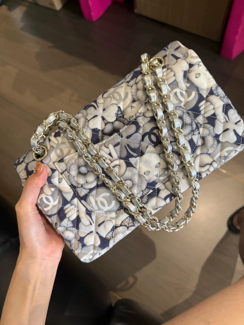 Chanel Limited Edition Cat Graffiti CF flap
