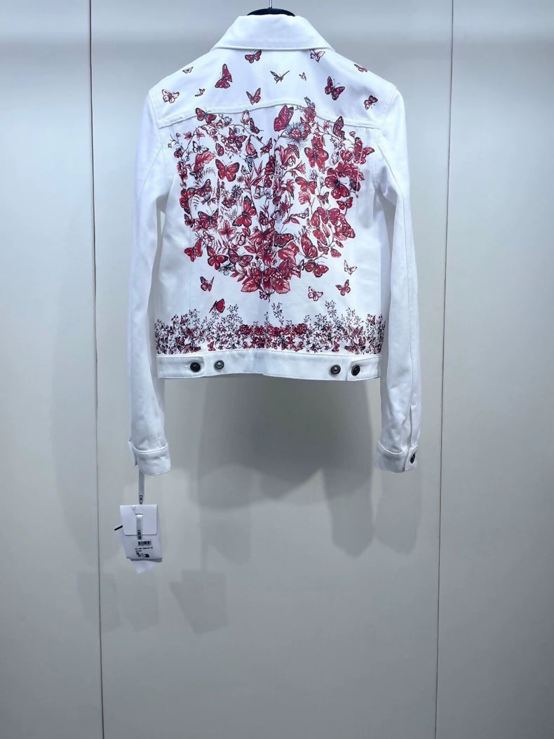Dior 24 white denim jacket