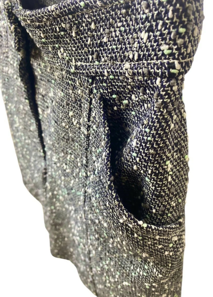 Chanel 19P Sand by the Sea Multicolor Tweed Boucle Shorts FR 38