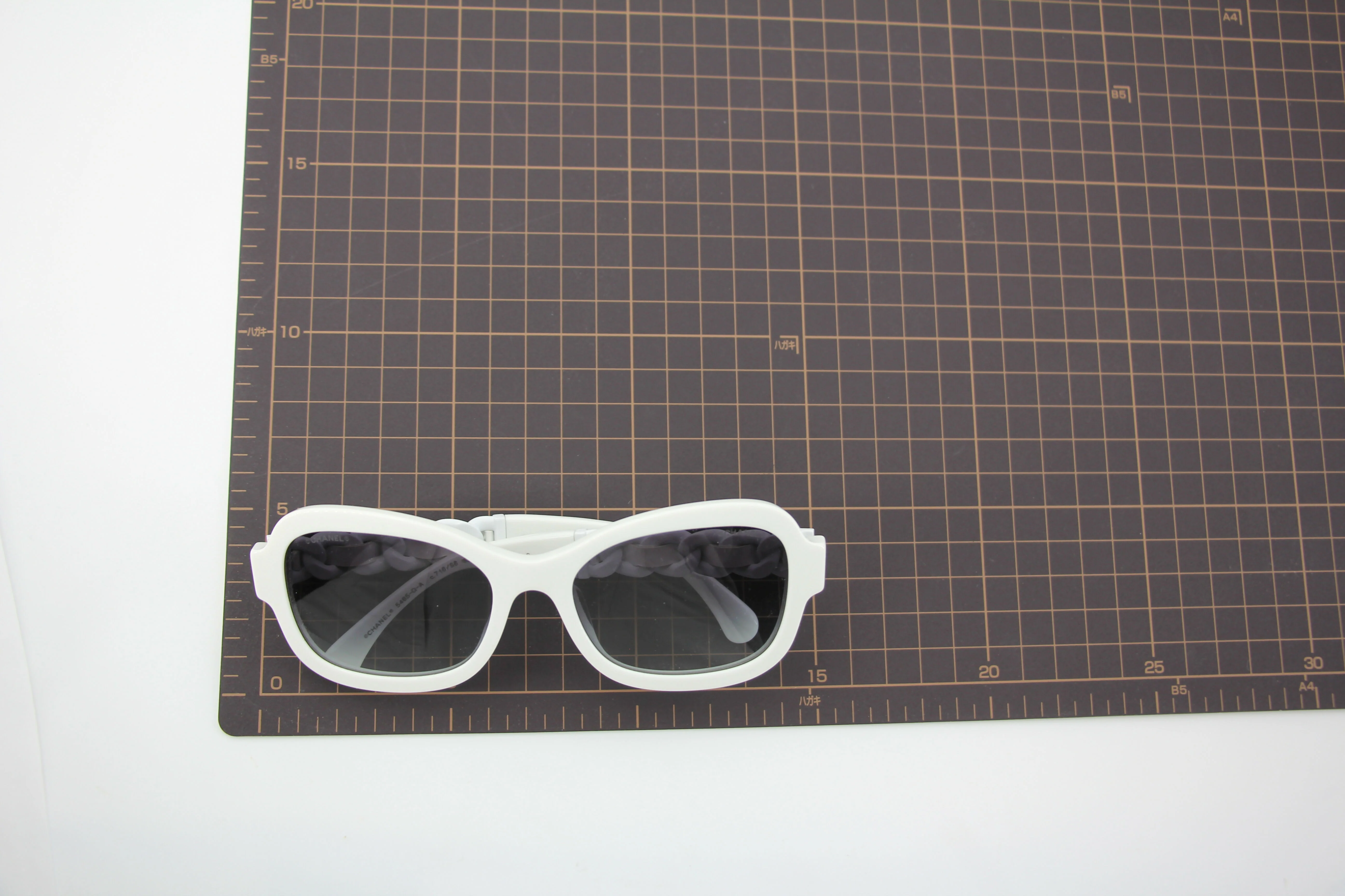 Chanel 2022 Resin White Sunglasses Model 5465QA 716/S6