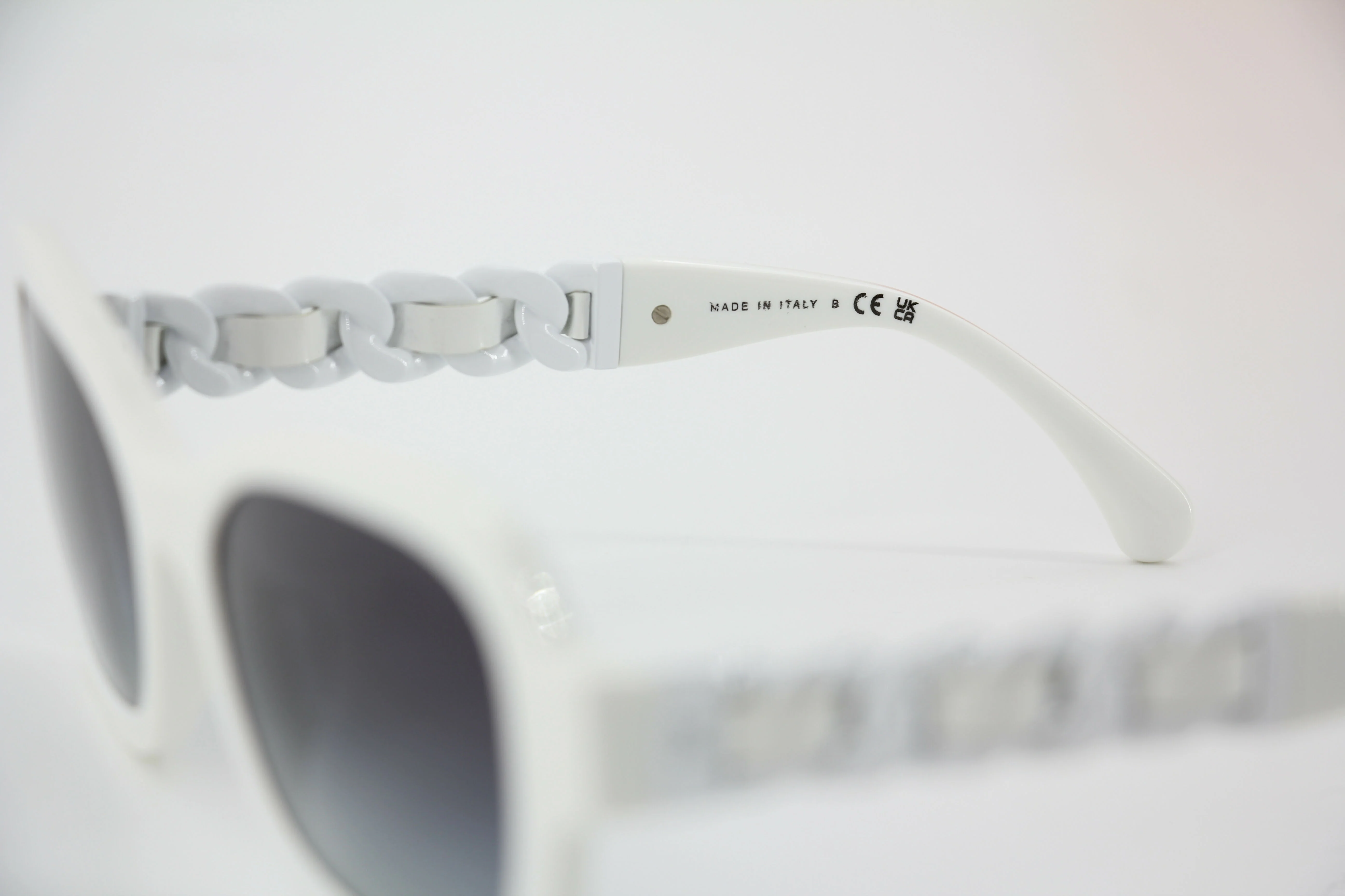 Chanel 2022 Resin White Sunglasses Model 5465QA 716/S6