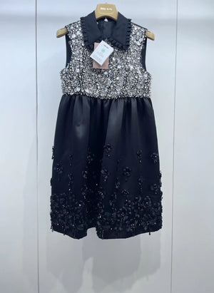 Miu Miu rhinestone runway dress