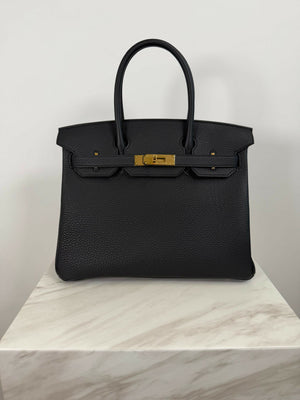 Hermès Birkin 30 Black Togo GHW G 2026