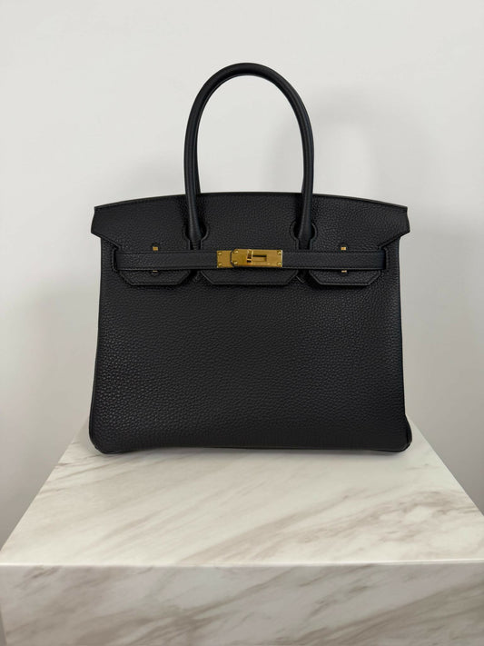Hermès Birkin 30 Black Togo GHW G 2026
